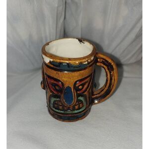 Vintage Tiki Totem Pole Double Shot Glass